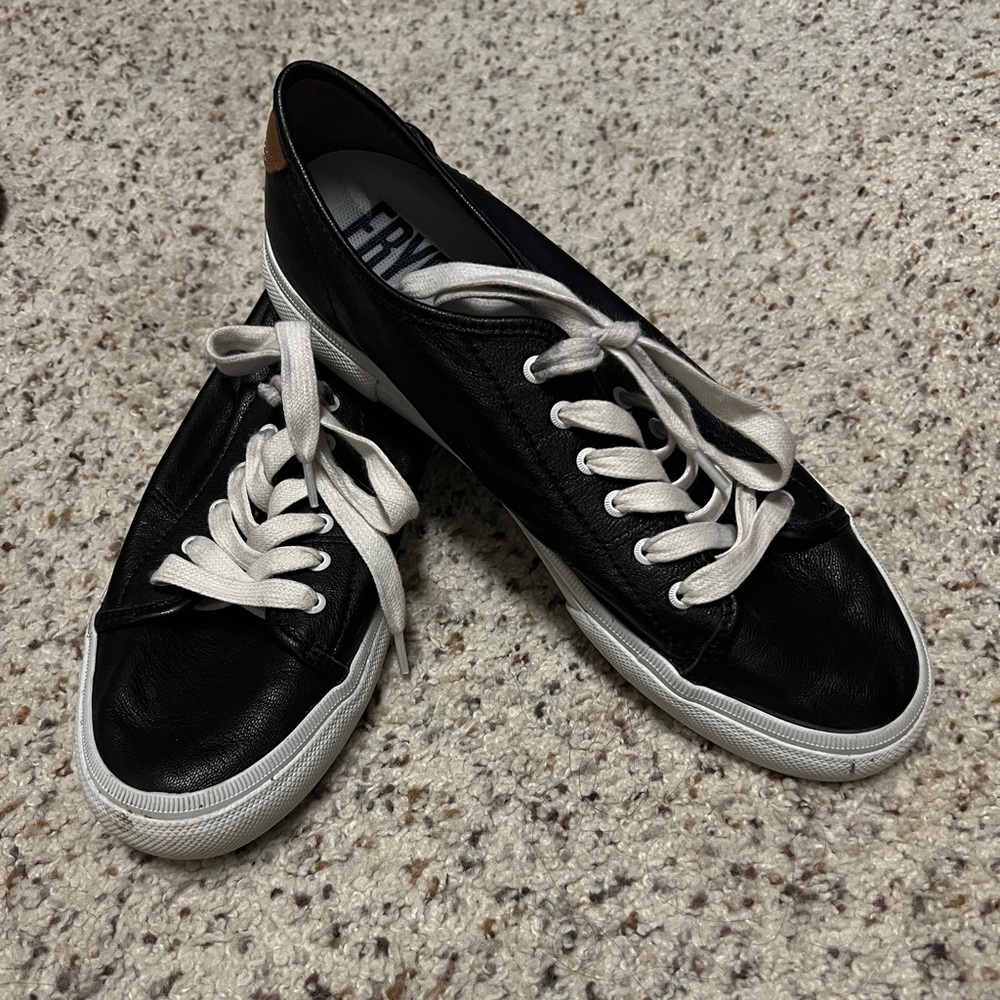 Frye Women's Black Leather Sneakers